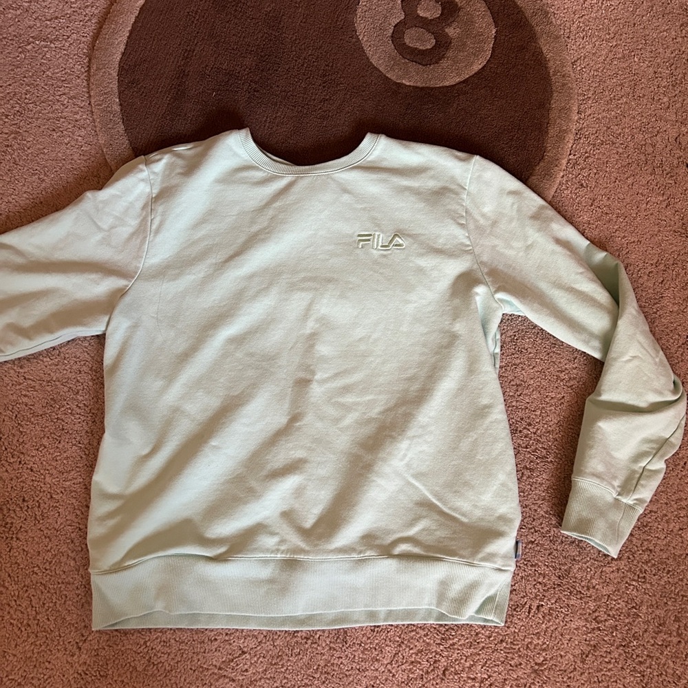 Mint Green FILA Sweater